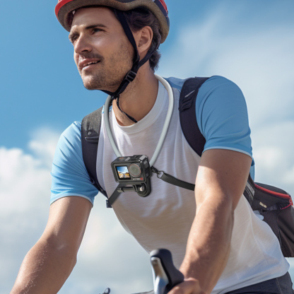 Flymile Neck Hold Mount For DJI Action 6/5 Pro/OSMO 360