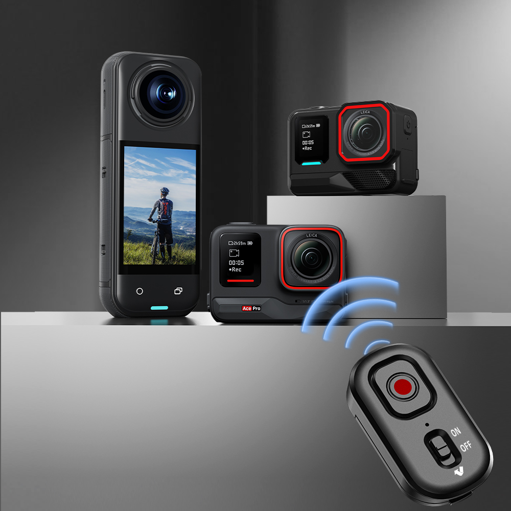 Flymile  Bluetooth Remote Control for Insta360 X5/Ace Pro/GO 3S