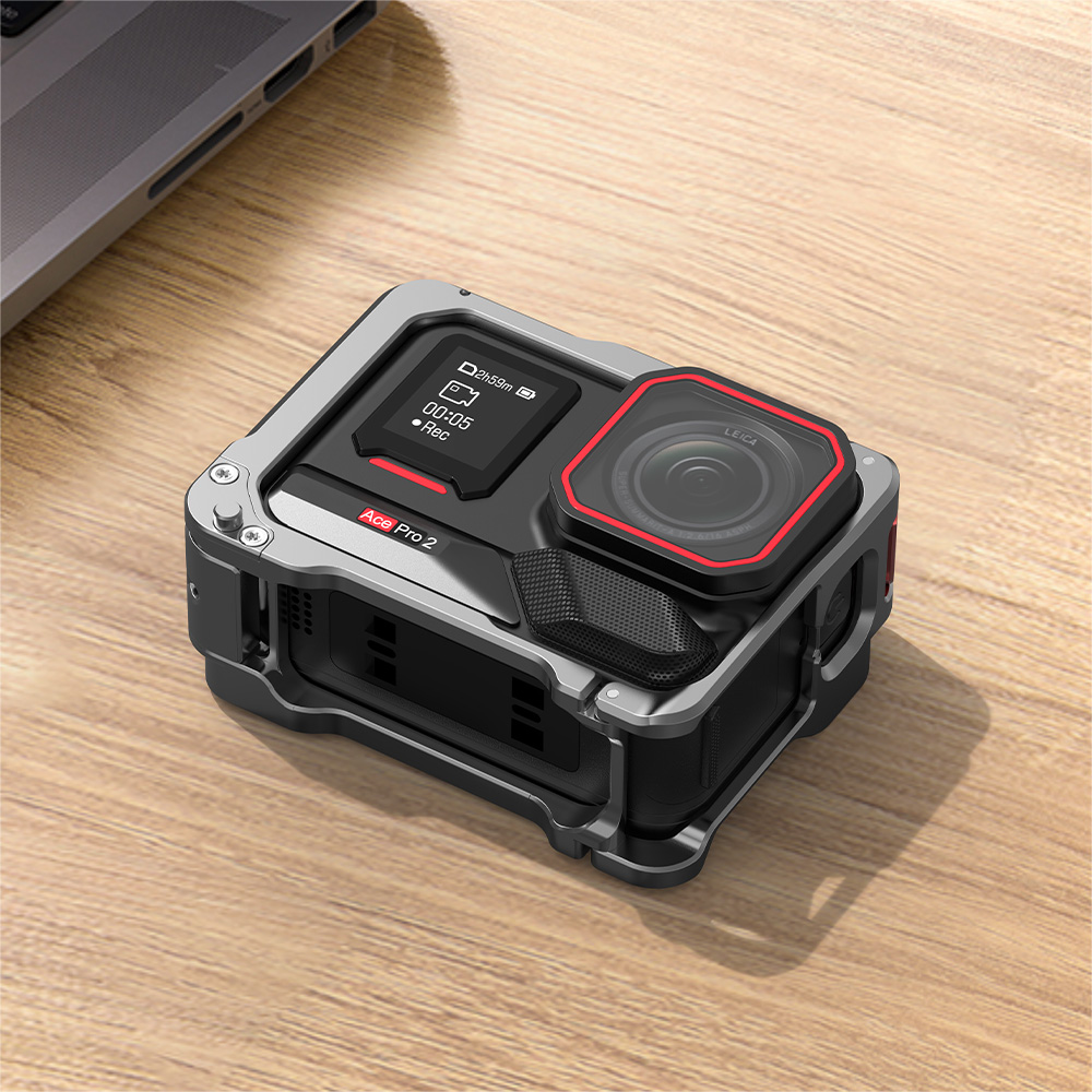 Flymile Metal Camera Cage for Insta360 Ace Pro/2 