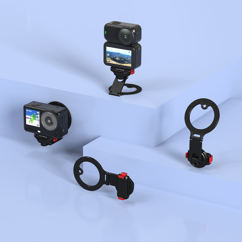 Flymile Magnetic Quick Release Magsafe Mount for DJI Action 6/Nano