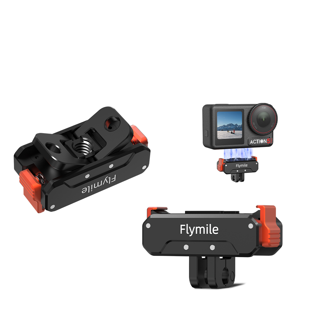 Flymile Magnetic Quick Release Adapter Base For DJI OSMO Action 5 Pro/4