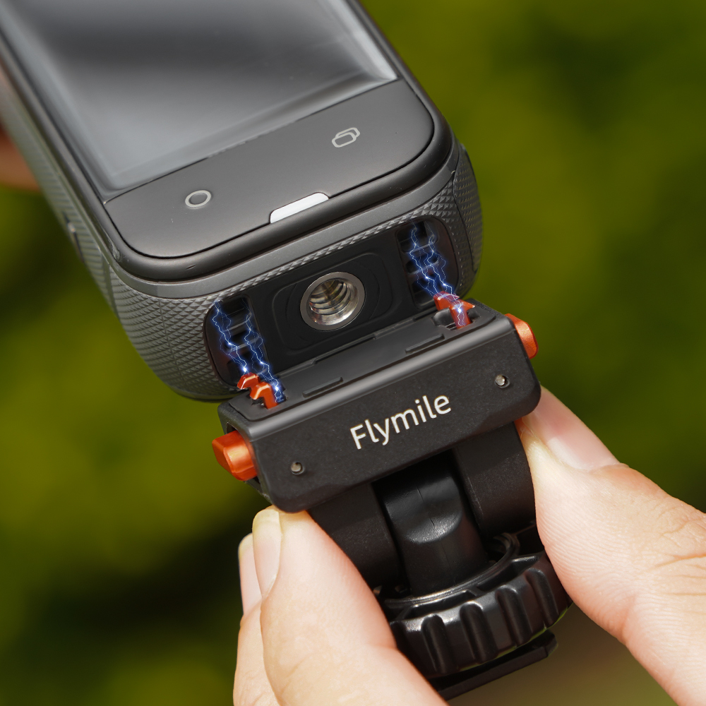 Flymile Magnetic Quick Release Adapter Mount Gimbal Base for Insta360 X5/Ace Pro 2
