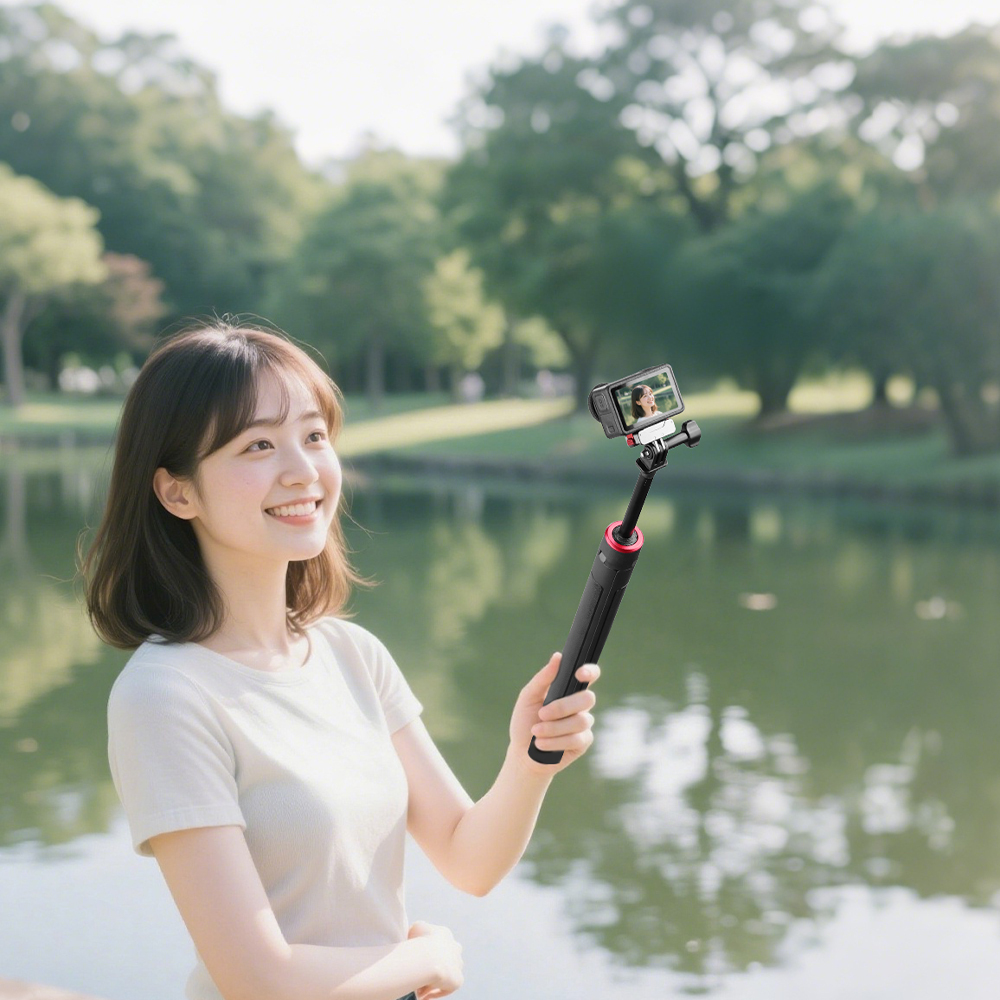 Flymile Selfie Stick Tripod for DJI Action 6/5 Pro/Insta360 X5 X4