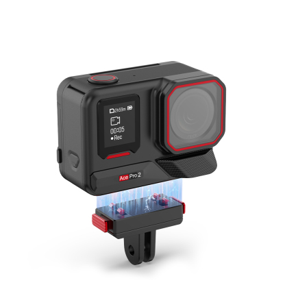 Flymile Magnetic Adapter Mount Base for Insta360 X5/Ace Pro 2/X4 Air