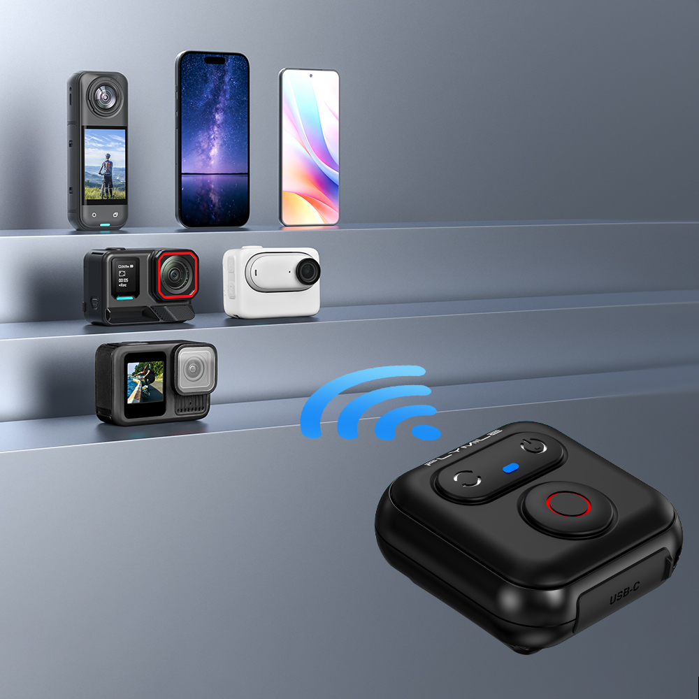 Flymile Bluetooth Remote Control for Insta360 X5 X4/Ace Pro 2