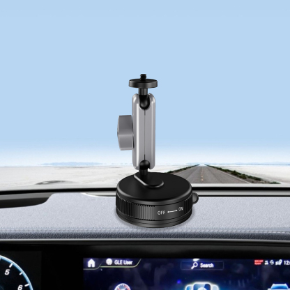 Flymile Universal Car Suction Cup Mount for DJI OSMO Action 6/Action 5 Pro/Pocket 3/Nano