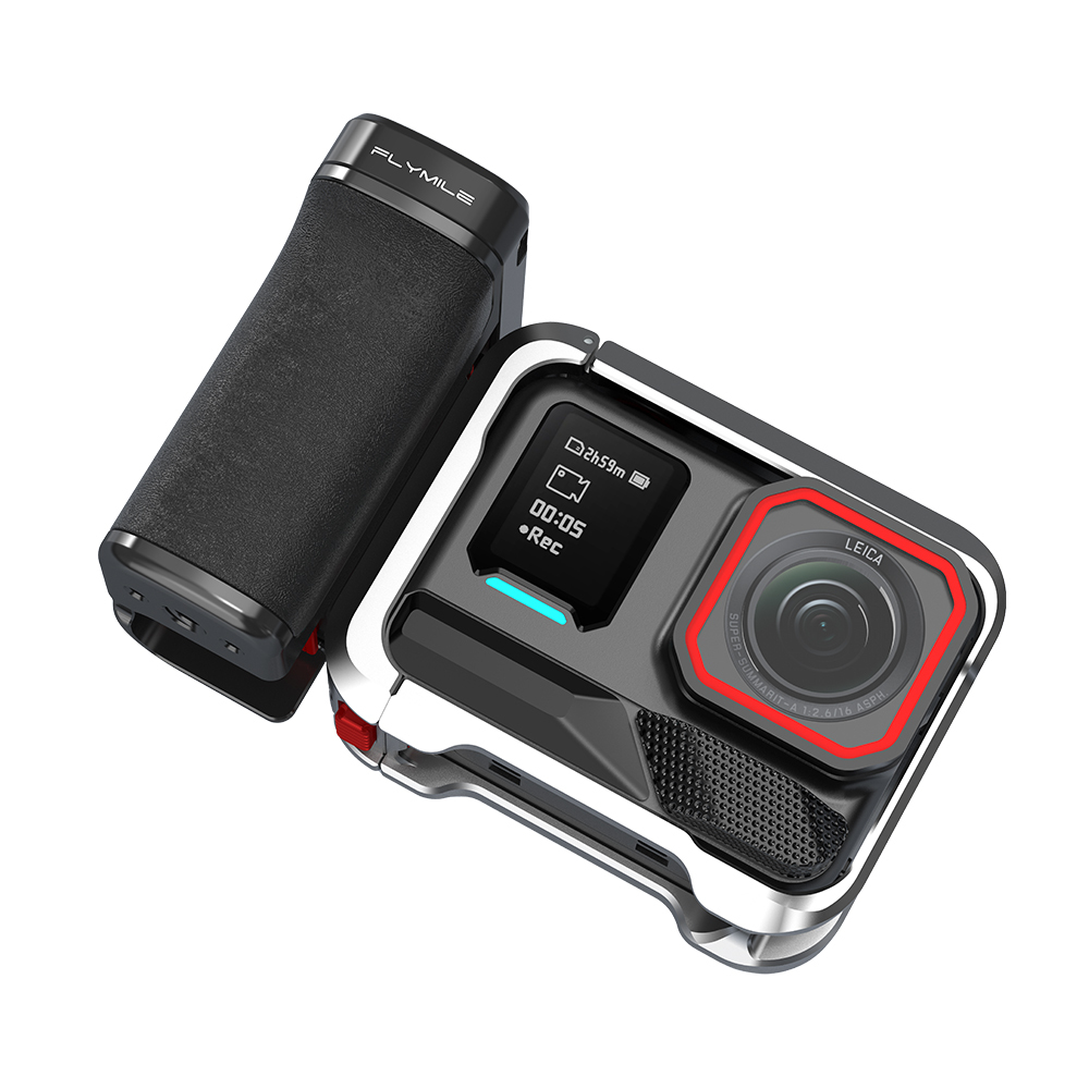 Flymile Camera Bluetooth Remote Control Street Grip Holder for Insta360 Ace Pro 2 