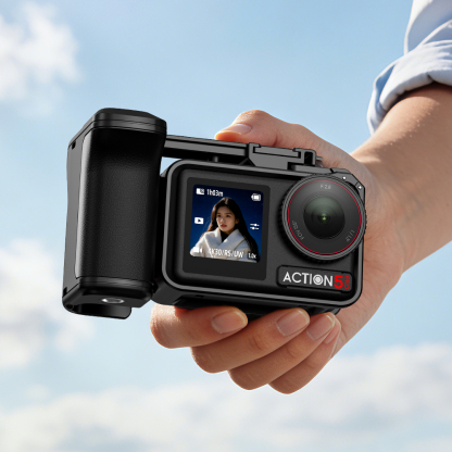 Flymile Shutter Button Street Photography Handle For DJI OSMO Action 5