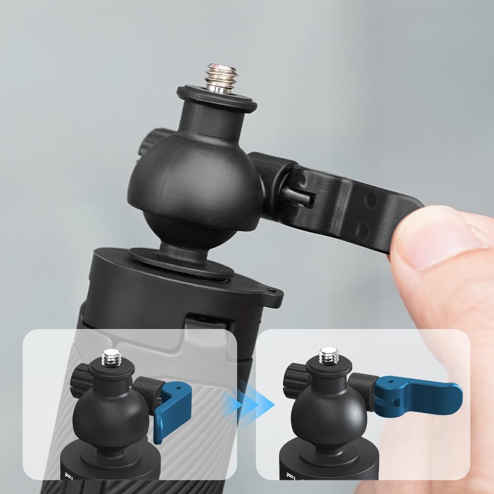 Flymile Selfie Stick Tripod for DJI OSMO Action 6/ 5 Pro/Pocket 3