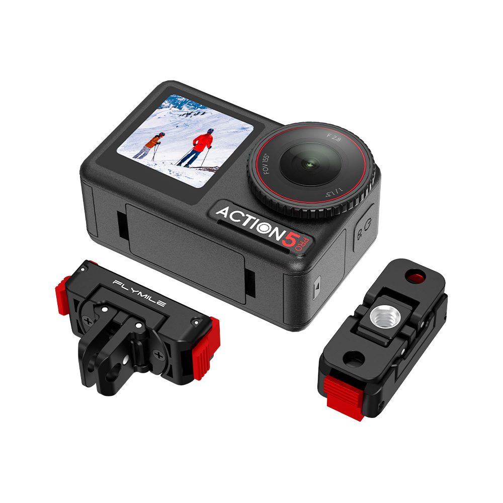 Flymile Rotary Magnetic Adapter for DJI Action 3/4/5 Pro/Osmo 360