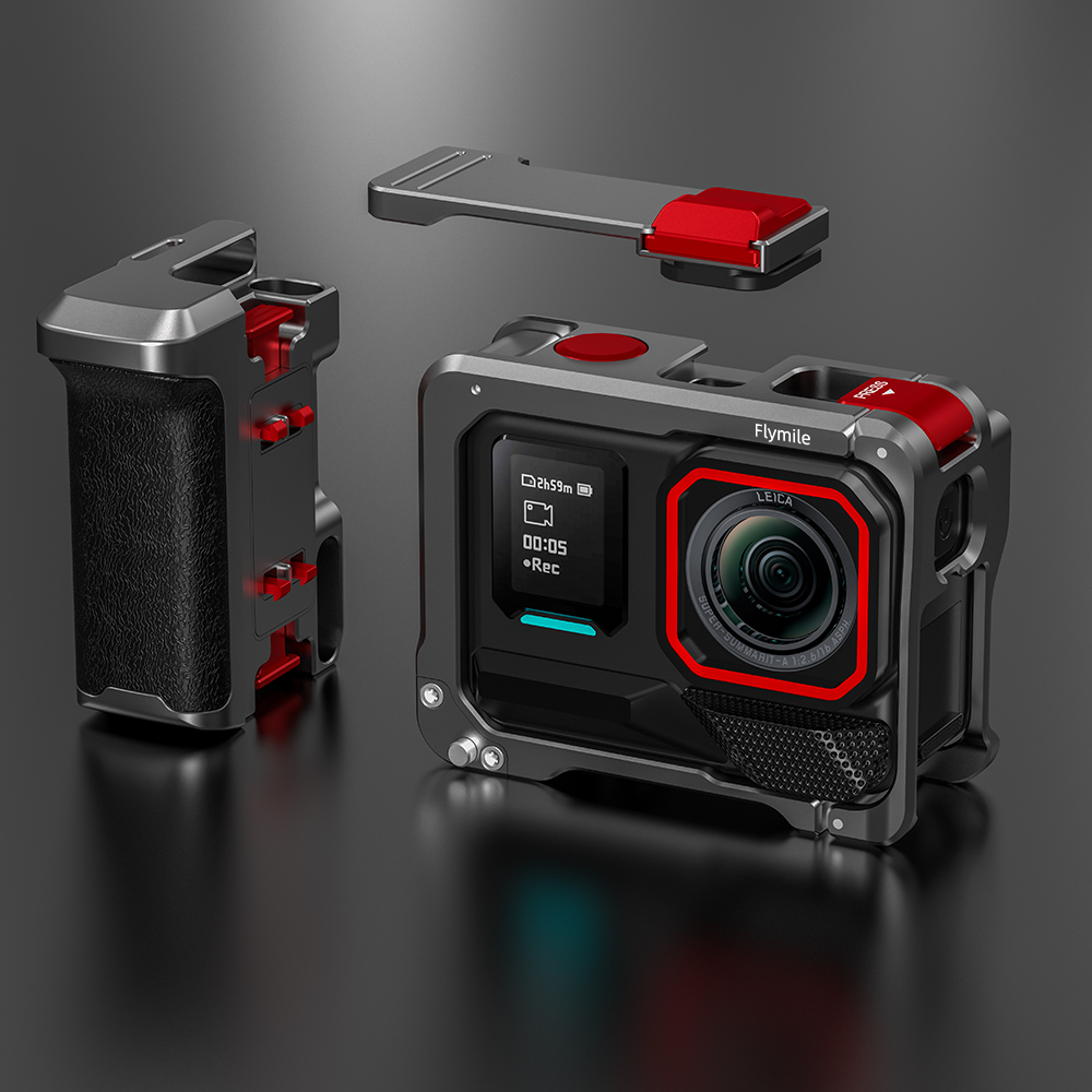 Flymile Camera Grip Holder for Insta360 Ace Pro 2/Ace Pro