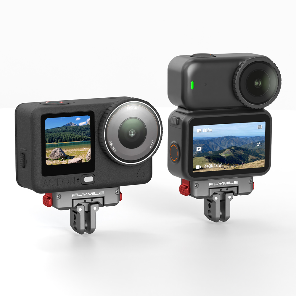 Flymile Metal Quick Release Mount  for DJI OSMO Action 6/Nano
