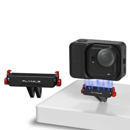 Flymile Quick Release Mount Angled 2-Prong Adapter for Insta360 GO Ultra 