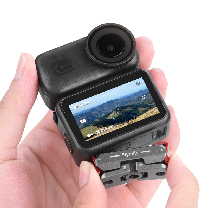 Flymile Magnetic Quick Release Adapter Mount for DJI OSMO Action 6/Nano
