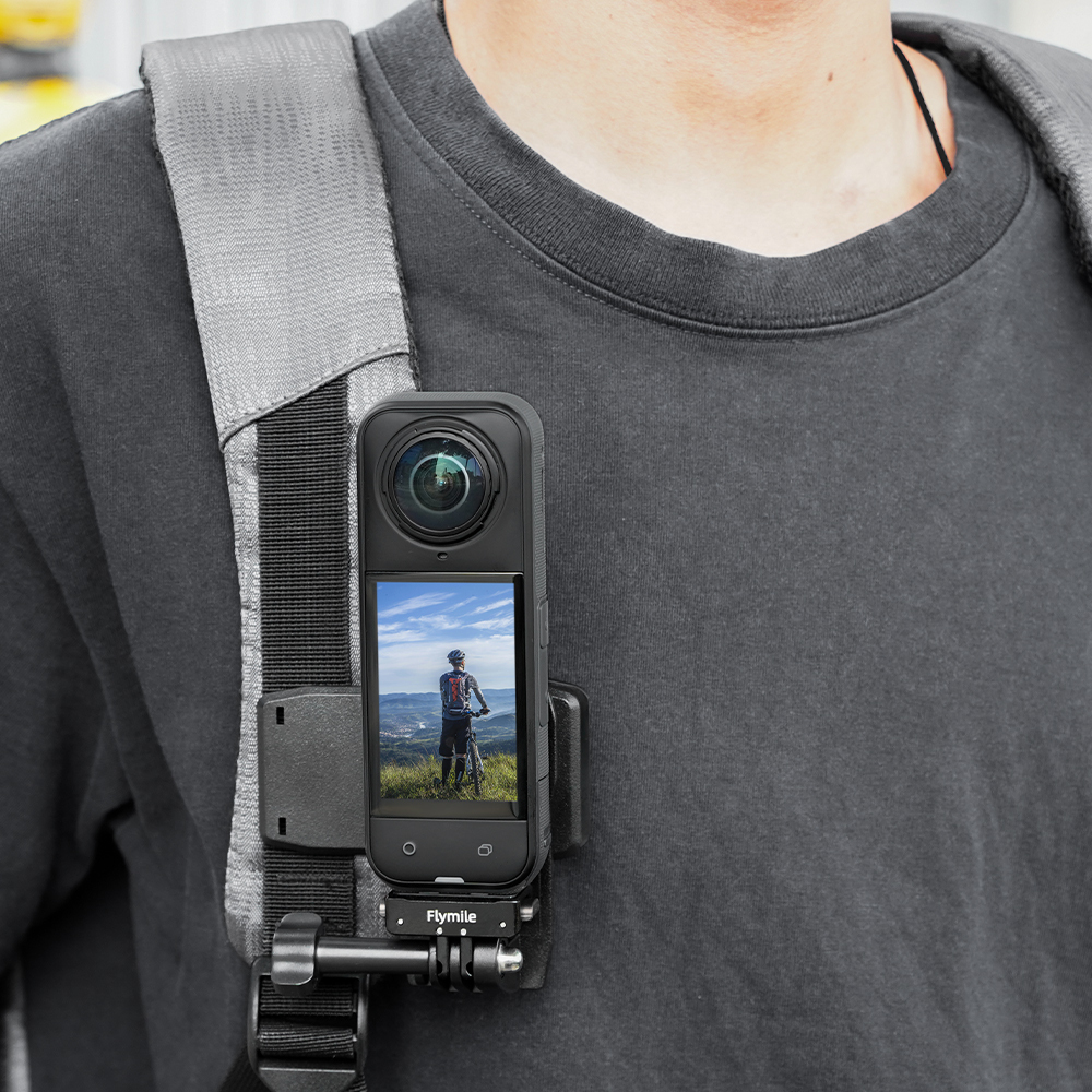 Flymile Magnetic Quick Release Adapter Mount Base for Insta360 X5/Ace Pro 2 