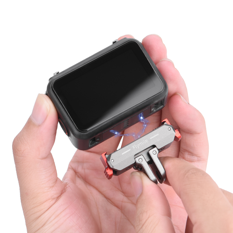 Flymile Magnetic Quick Release Adapter Mount for DJI OSMO Action 6/Nano