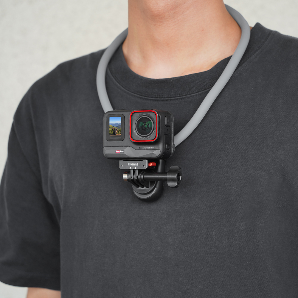 Flymile Magnetic Quick Release Adapter Mount Base for Insta360 X5/Ace Pro 2 