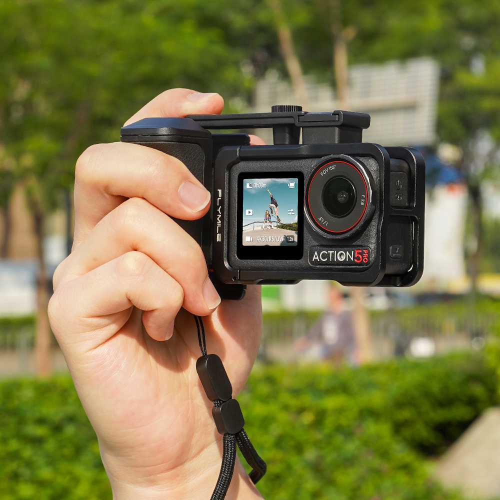 Flymile Camera Grip Holder For DJI OSMO Action 5 Pro/Action 4/3