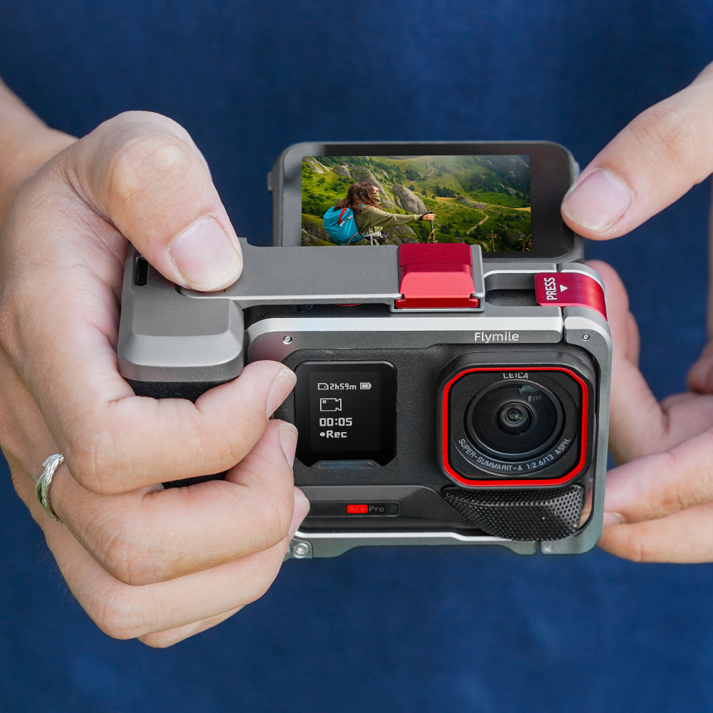 Flymile Camera Grip Holder for Insta360 Ace Pro 2/Ace Pro