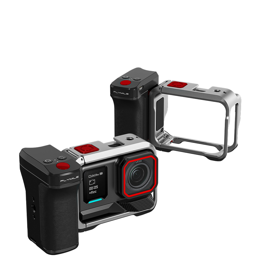 Flymile Camera Bluetooth Remote Control Street Grip Holder for Insta360 Ace Pro 2 