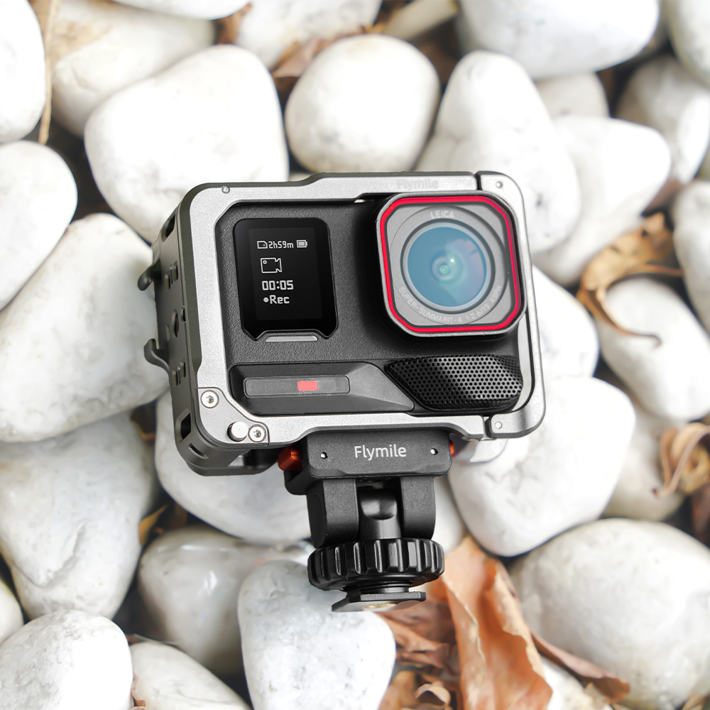 Flymile Magnetic Quick Release Adapter Mount Gimbal Base for Insta360 X5/Ace Pro 2