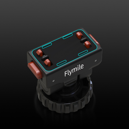 Flymile Magnetic Quick Release Adapter Mount Gimbal Base for Insta360 X5/Ace Pro 2