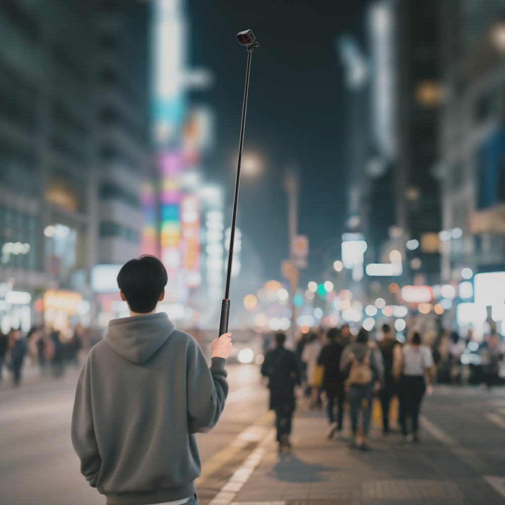 Flymile Selfie Stick Tripod for DJI Action 6/5 Pro/Insta360 X5 X4