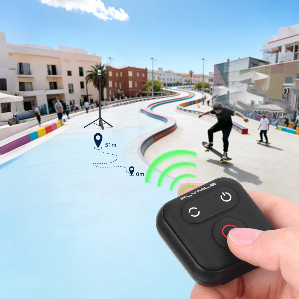 Flymile Bluetooth Remote Control for Insta360 X5 X4/Ace Pro 2