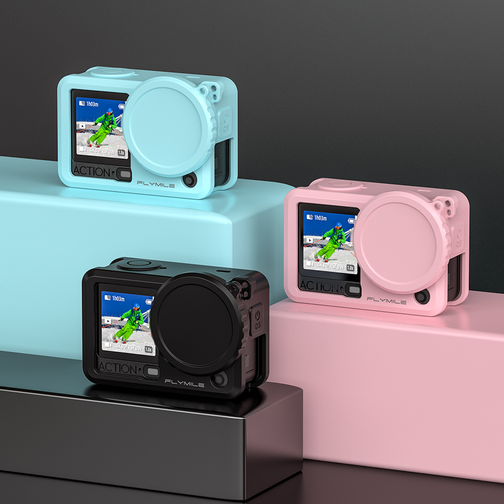 Flymile Silicone Protective Cover Case For DJI OSMO Action 6
