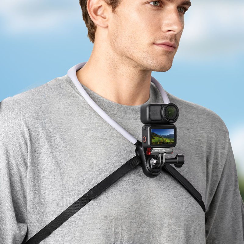 Flymile Magnetic Quick Release Adapter Mount for DJI OSMO Action 6/Nano