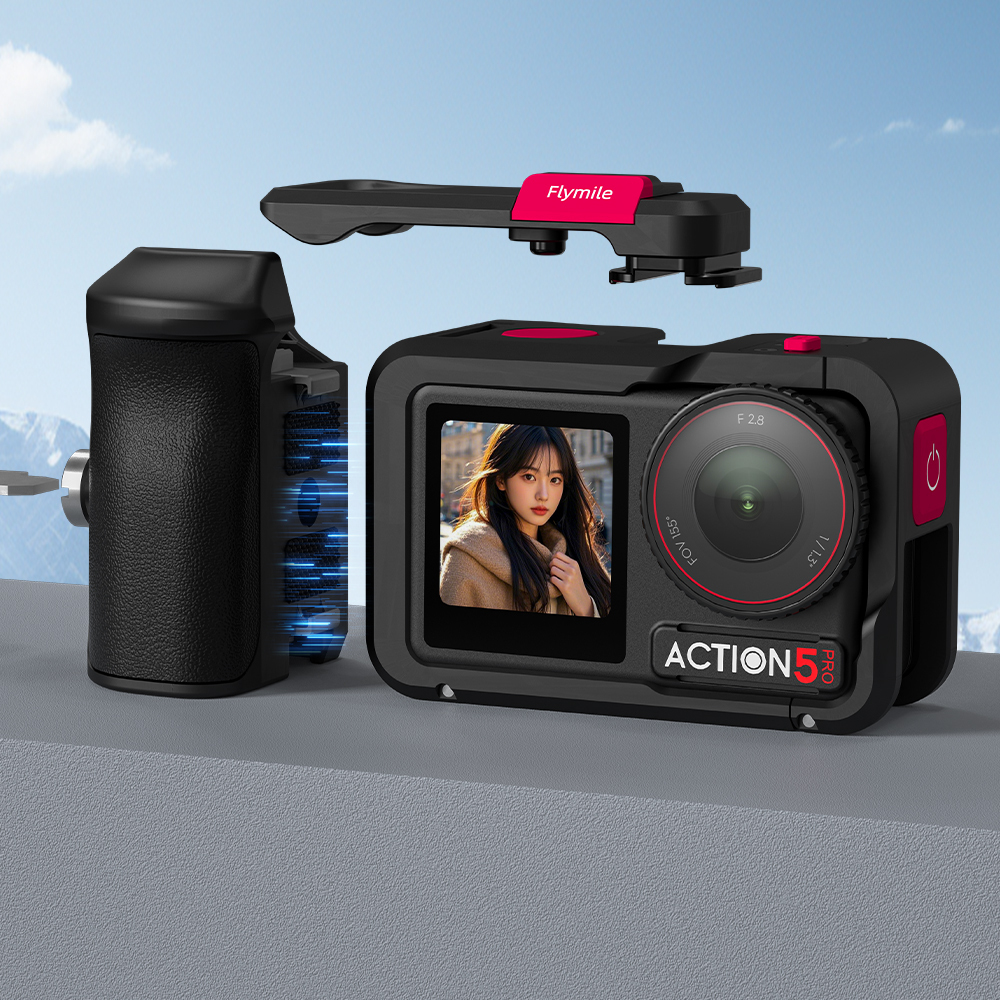Flymile Camera Grip Holder for DJI OSMO Action 5 Pro/4/3