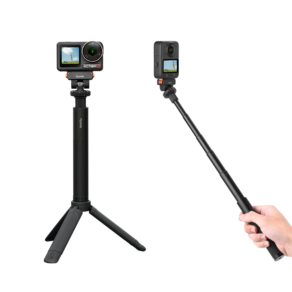 Flymile Selfie Stick Extendable for DJI Action 5 Pro/OSMO 360 /Pocket 3/Insta360 X5
