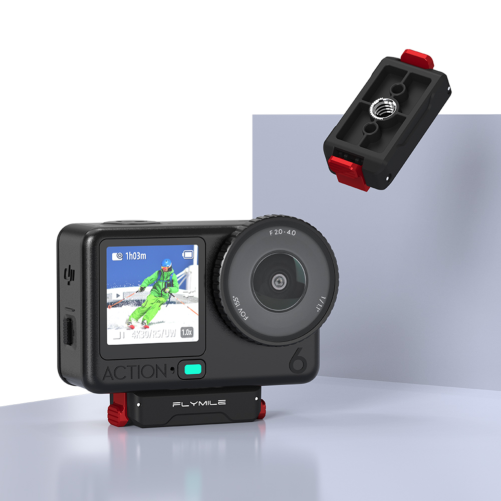 Flymile Magnetic Adapter Mount for DJI OSMO Action 6