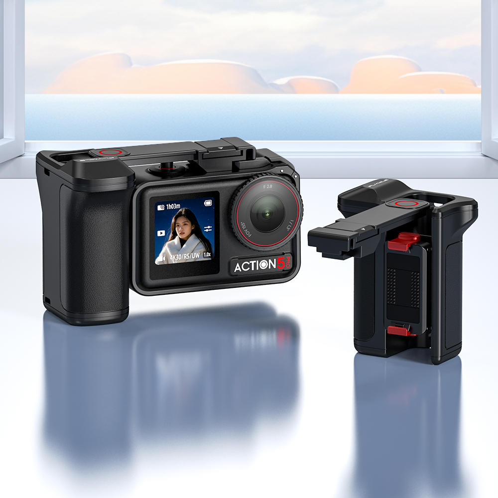 Flymile Shutter Button Street Photography Handle For DJI OSMO Action 5