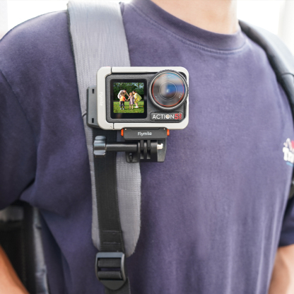 Flymile Magnetic Quick Release Adapter Base for DJI Action 5 Pro/Action 4/3