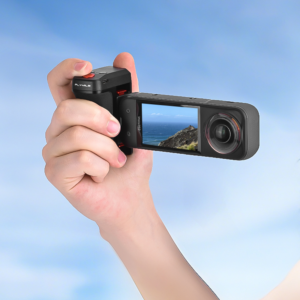 Flymile Camera Bluetooth Remote Control Street Grip Holder for Insta360 Ace Pro 2 