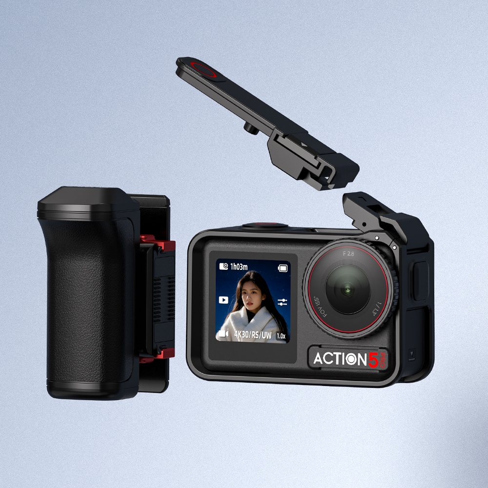 Flymile Shutter Button Street Photography Handle For DJI OSMO Action 5
