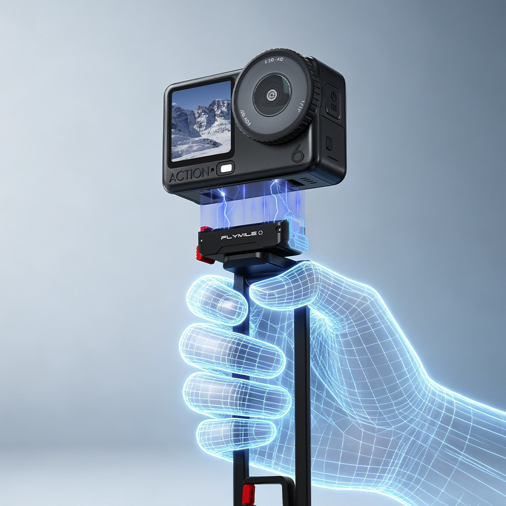 Flymile Rotatable Mantis Magnetic Tripod for DJI Action 6/5 Pro/4 