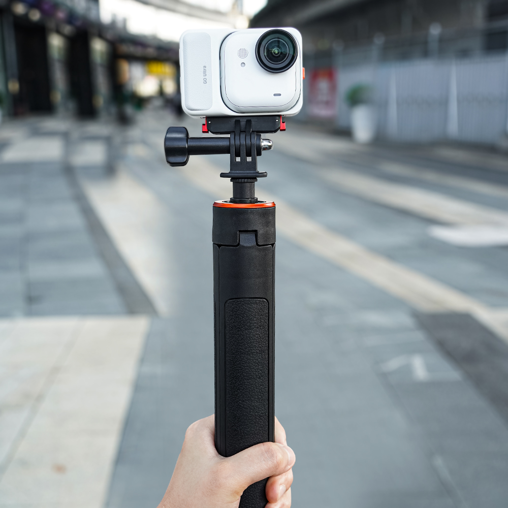Flymile Quick Release Mount Angled 2-Prong Adapter for Insta360 GO Ultra 