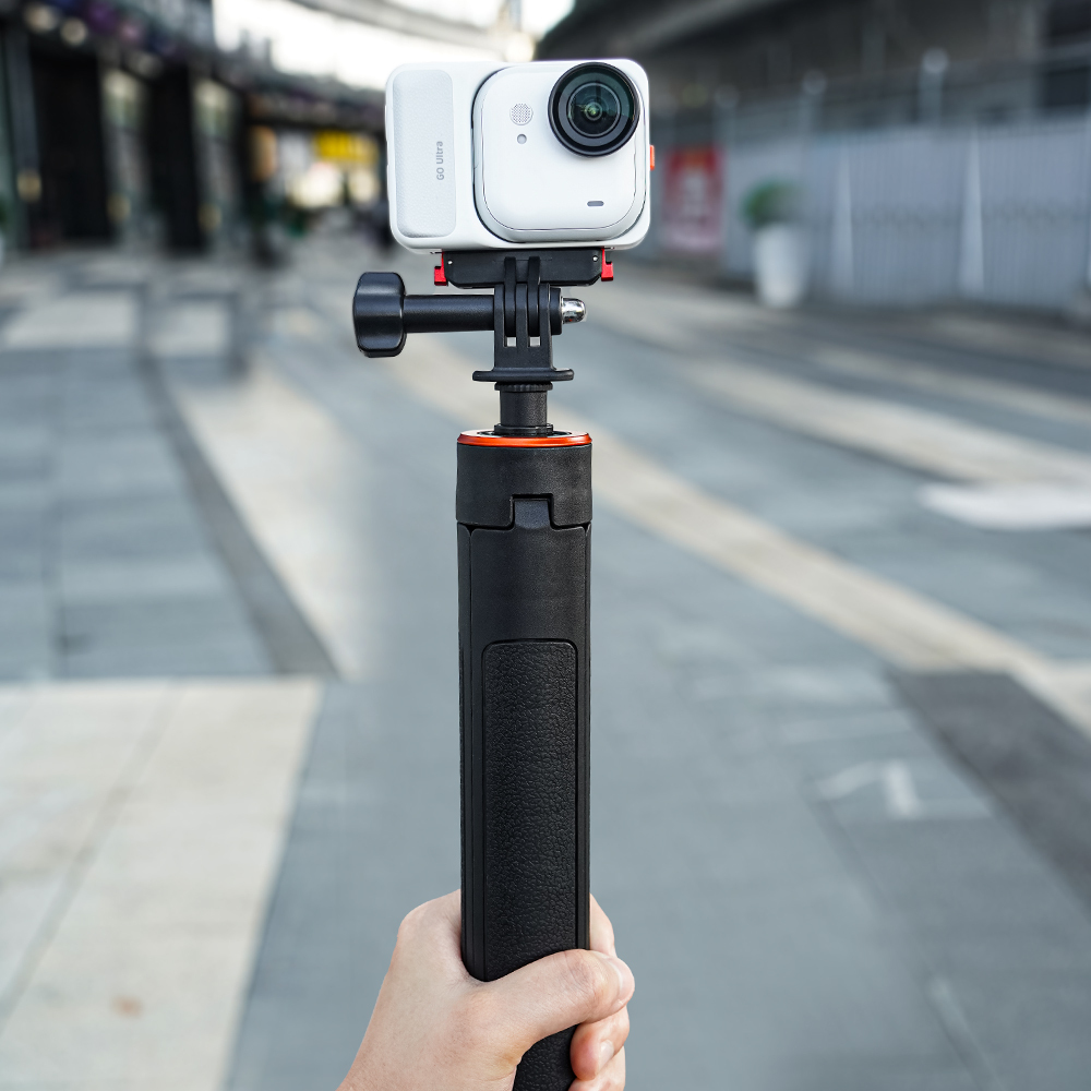 Flymile Quick Release Mount Angled 2-Prong Adapter for Insta360 GO Ultra 