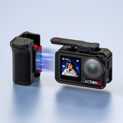 Flymile Shutter Button Street Photography Handle For DJI OSMO Action 5