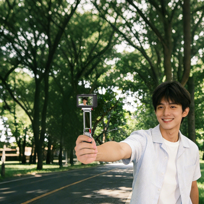 Flymile Metal Magnetic Folding Tripod for DJI OSMO Action 6/Nano