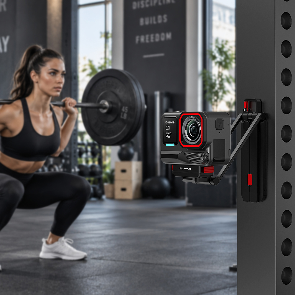 Flymile Rotatable Metal Magnetic Tripod for Insta360 X6 X5 Ace Pro 2