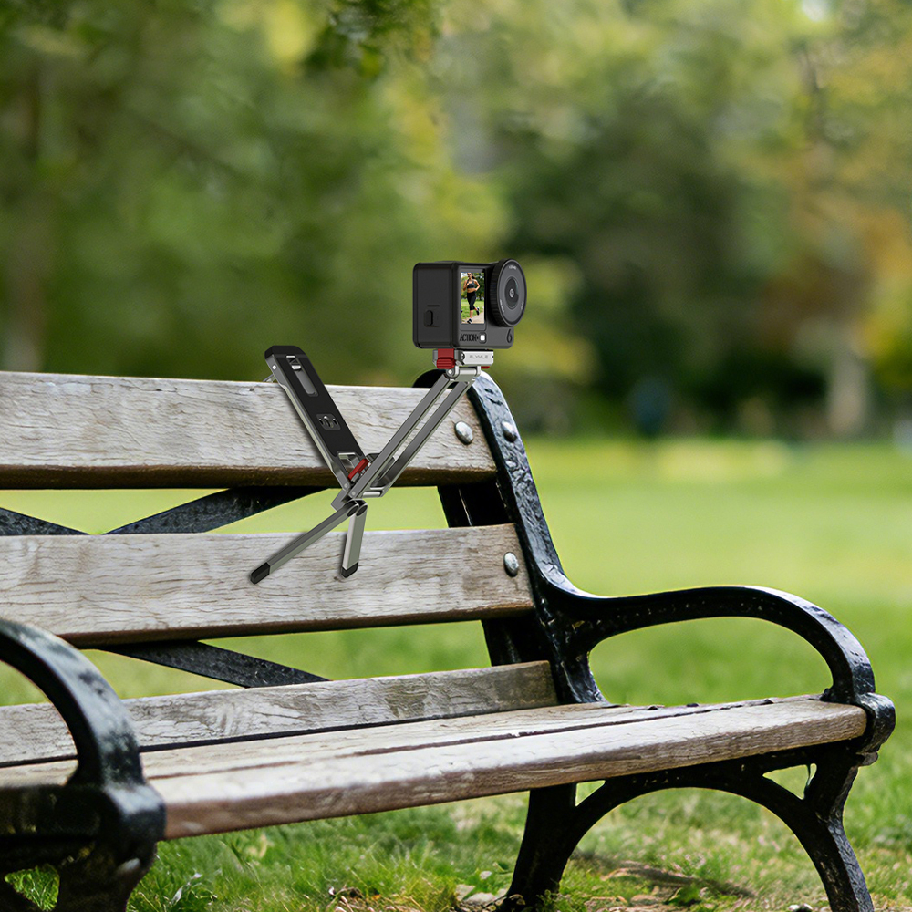 Flymile Metal Magnetic Folding Tripod for DJI OSMO Action 6/Nano