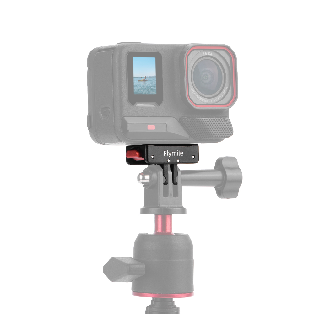 Flymile Magnetic Quick Release Adapter Mount Base for Insta360 X5/Ace Pro 2 