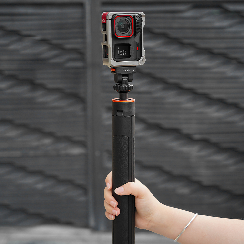 Flymile Magnetic Quick Release Adapter Mount Gimbal Base for Insta360 X5/Ace Pro 2