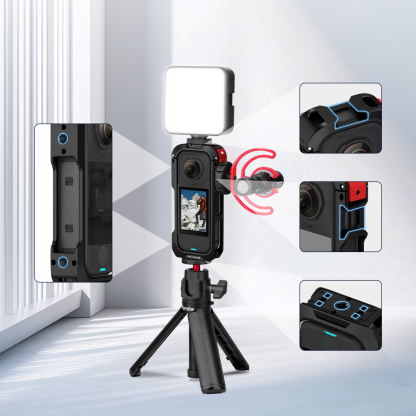 Flymile Aluminum Frame Cage for Insta360 X4 Air 