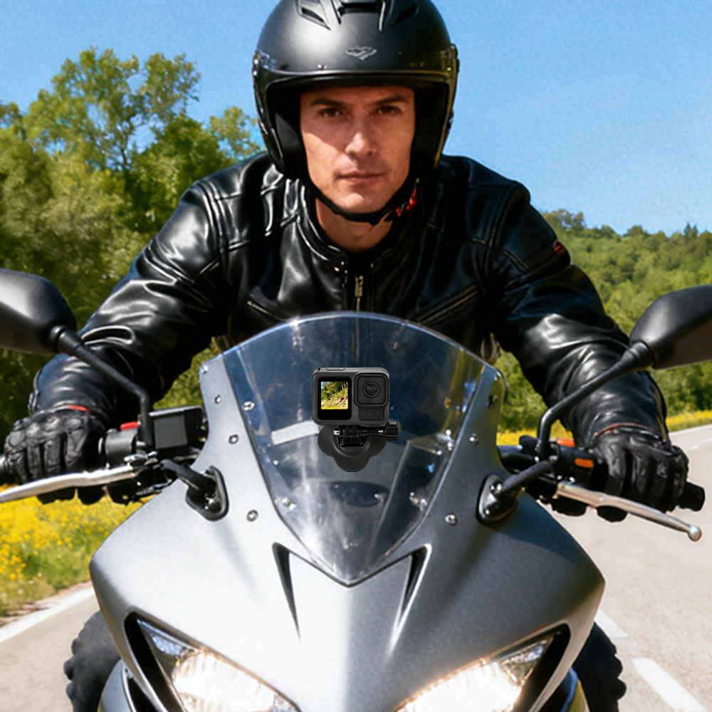 Flymile Universal Flexible Helmet Mount for Insta360 X5/Action 6