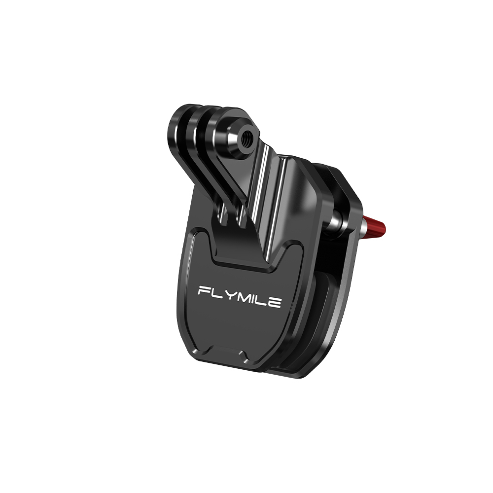 Flymile Motorcycle Windshield Clip Camera Mount for DJI OSMO Action 6 