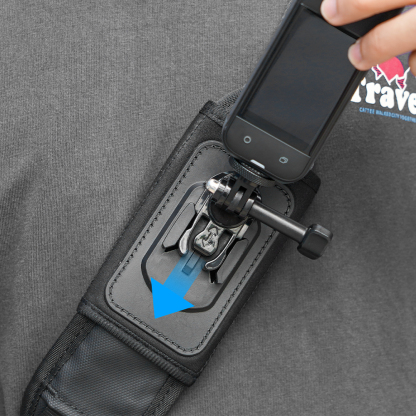 Flymile Backpack Clip Clamp for DJI Action 6/Pocket 3